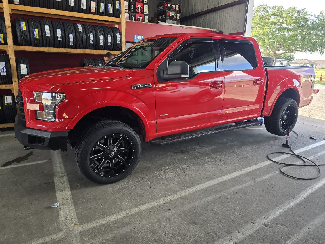 Red F150 Rims Leal's Custom Tires & Wheels | Lehigh Acres, FL